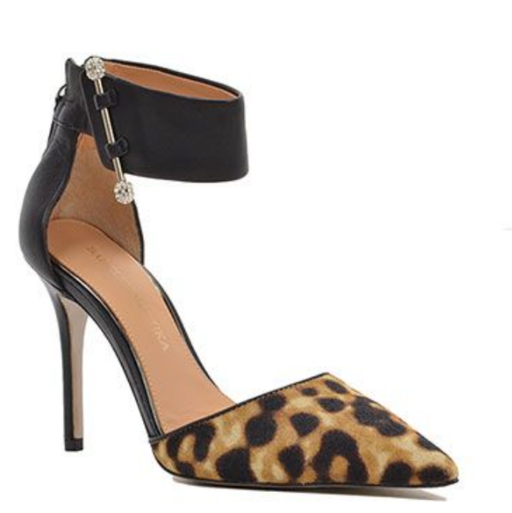 Badgley Mischka- Leopard print heels